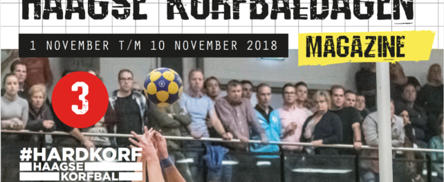 Haagse Korfbal Dagen van start op 1 november