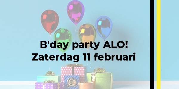 Birthday party ALO op 11 februari